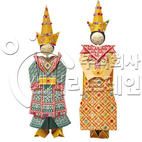 세계민속의상 인형만들기 - 태국 (5인용)