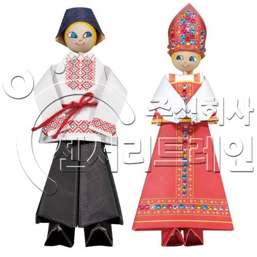 세계민속의상 인형만들기 - 러시아 (5인용)