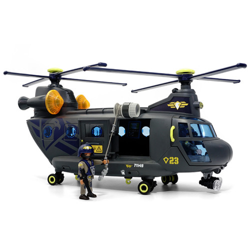 플레이모빌 경찰특공대-구조 헬리콥터